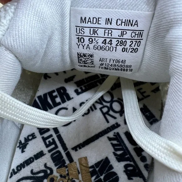 Adidas Ultraboost DNA 1.0 x James Bond 007 Men's 10 White No Time To Die FY0648
